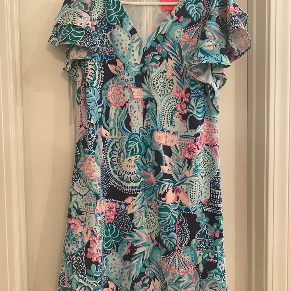 Lilly Pulitzer Kathie Dress in Looking Sharp Print